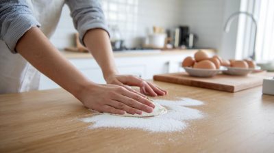 En finir avec les taches d'œuf: solution au bicarbonate de soude