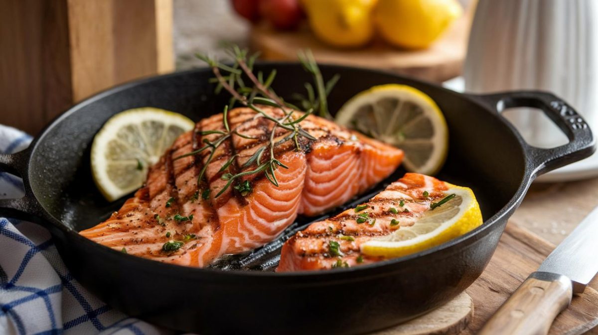 Techniques pour griller un pavé de saumon à la poêle sans le dessécher