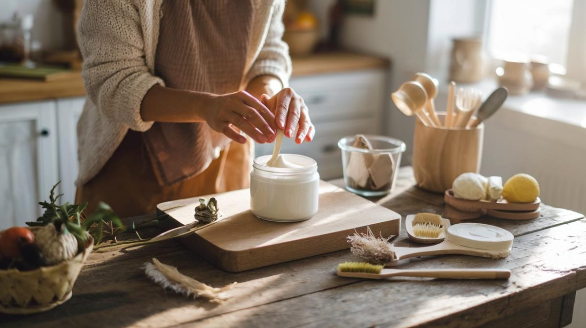 Transformez votre routine de nettoyage avec une crème à récurer maison et naturelle