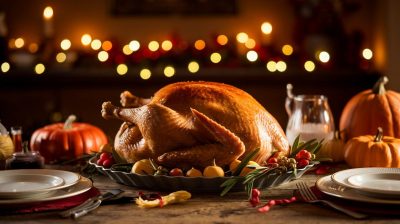 Une recette facile et rapide pour une dinde de Thanksgiving qui épatera vos invités